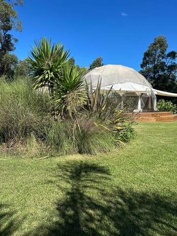 Domo desde el jardín